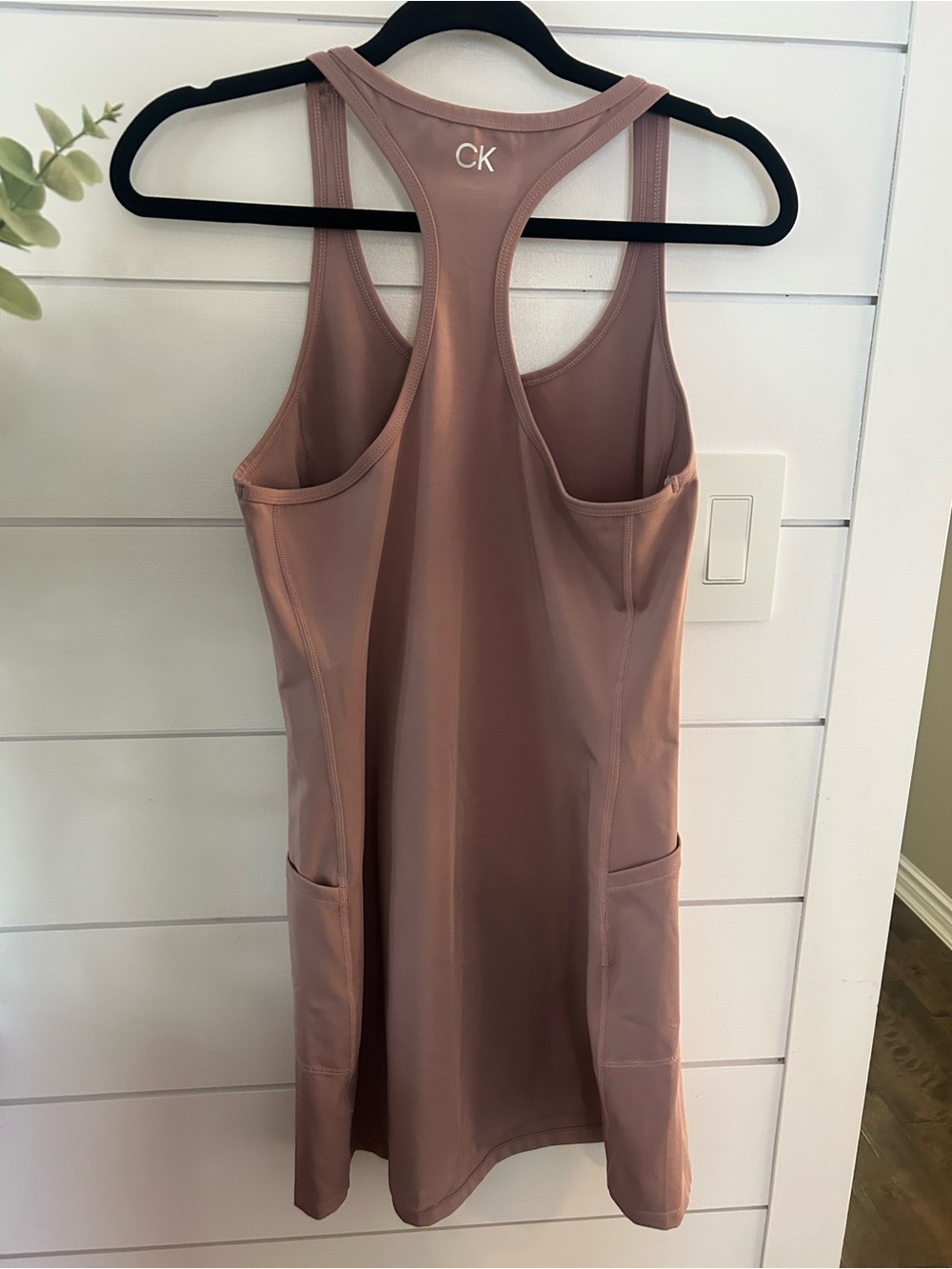 Calvin Klein Performance Athletic Dress | Size Small | Dusty Rose | Pockets - Picture 4 of 8